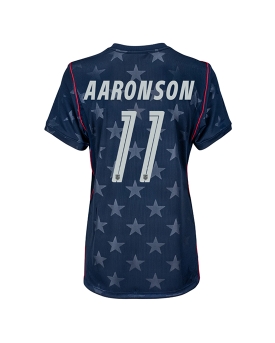 Billige Fotballdrakt Forente stater Brenden Aaronson #11 Replika Bortedrakt Dame VM 2026 Kortermet Billige Fotballdrakt Forente stater Brenden Aaronson #11 Replika Bortedrakt Dame VM 2026 Kortermet